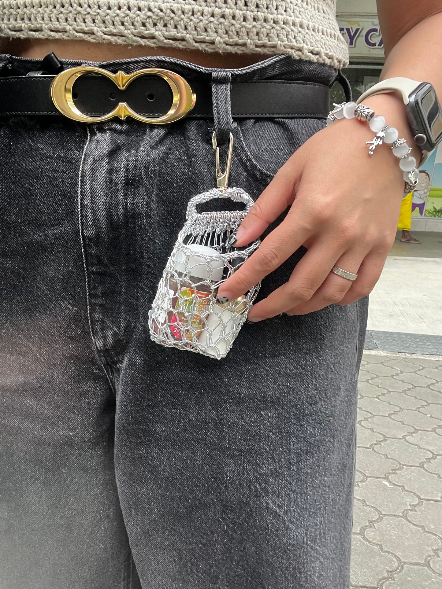 Silver Convenience Pouch