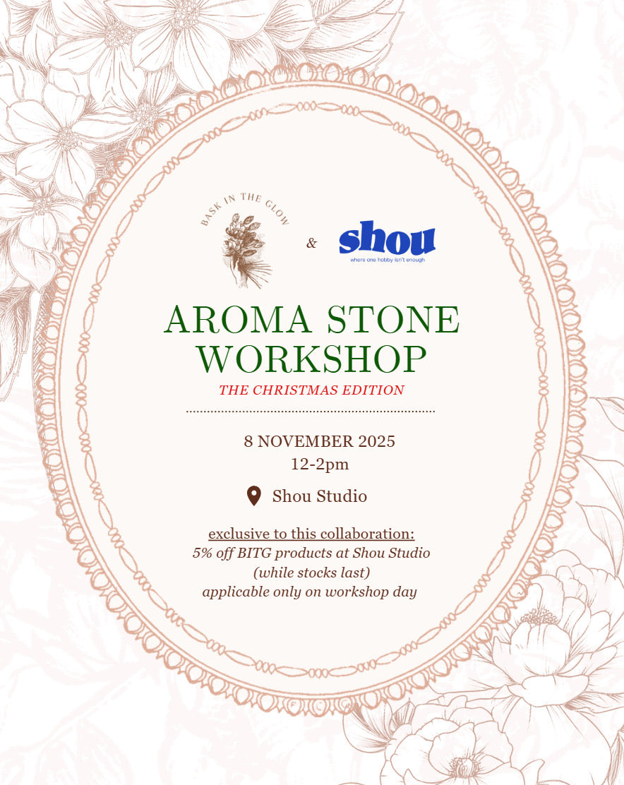 Aromastone Workshop With Bask In The Glow