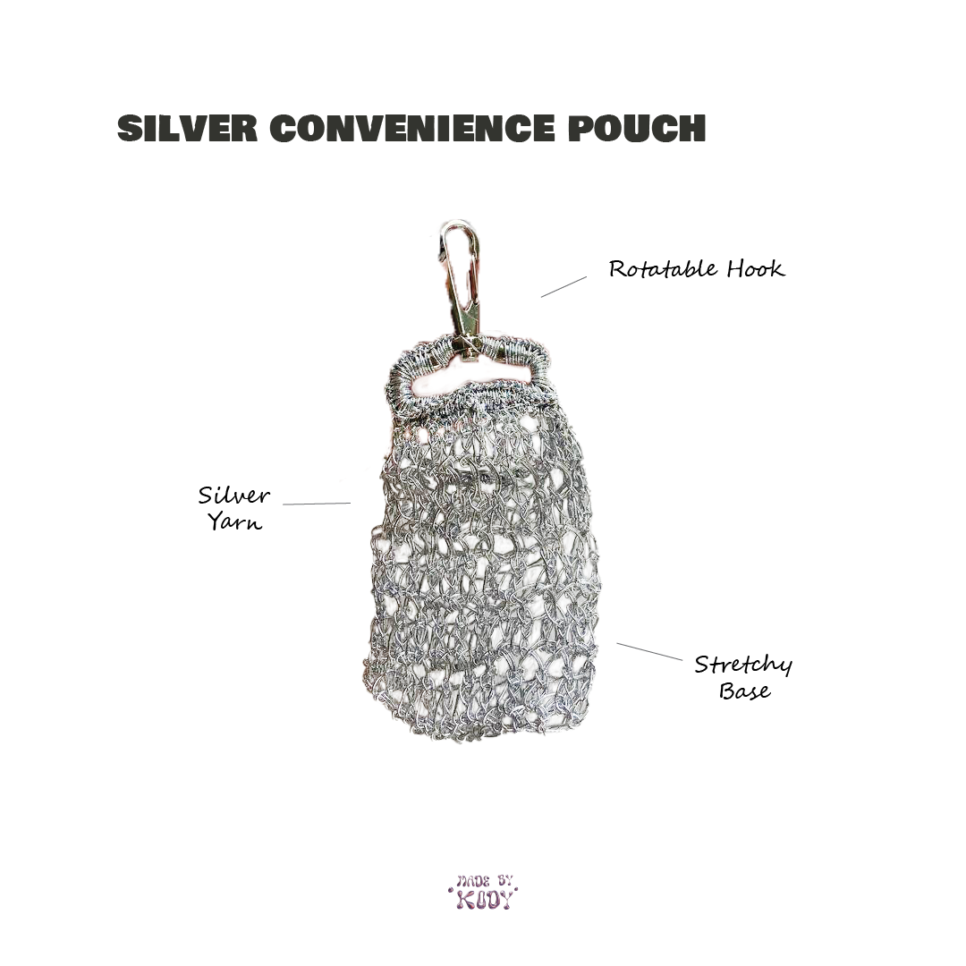 Silver Convenience Pouch