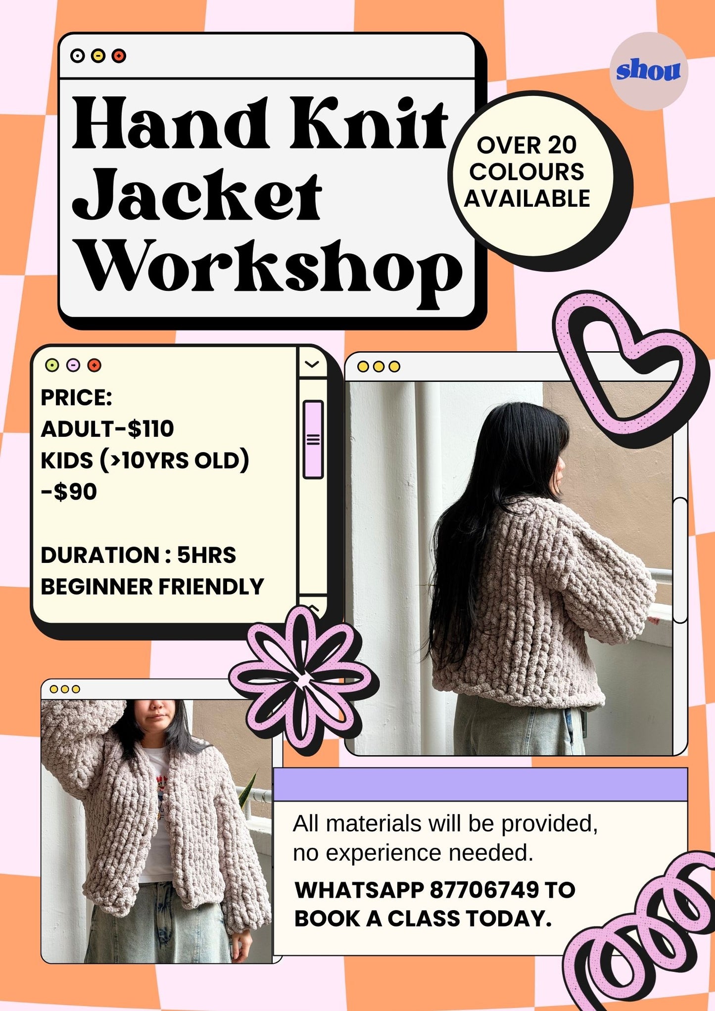Hand Knit Jacket Workshop
