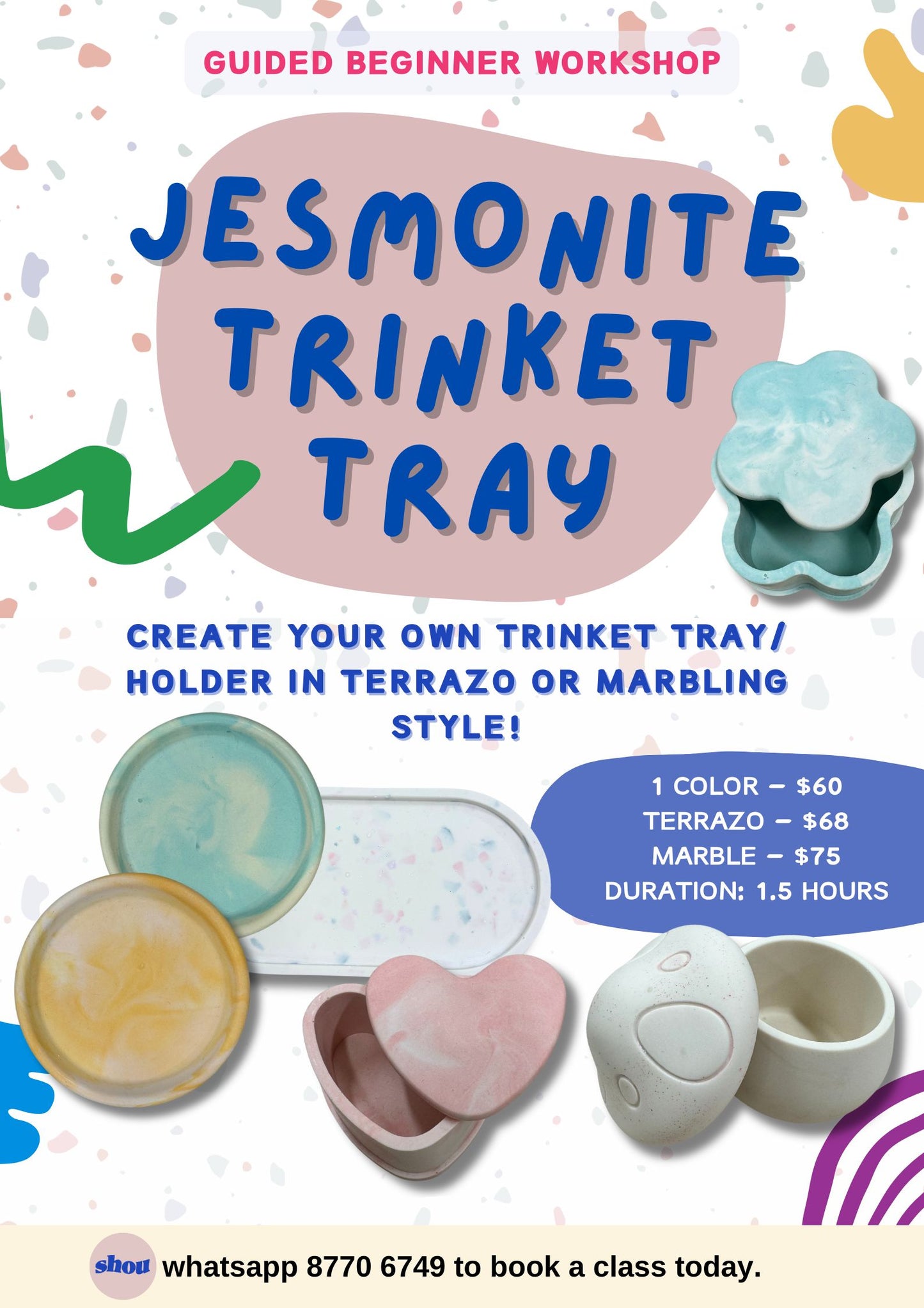 Jesmonite Workshop
