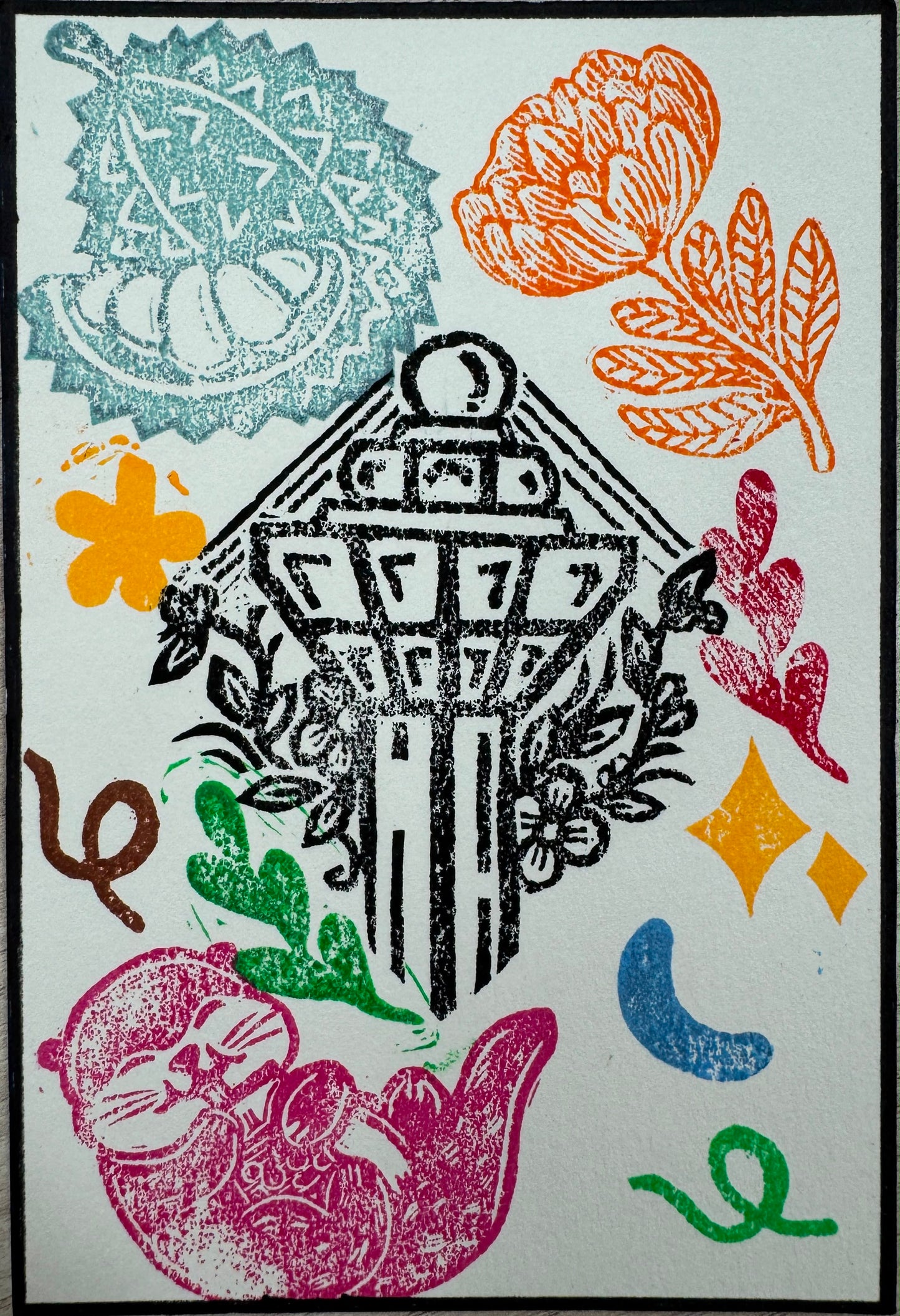 National Day Lino Cut Event