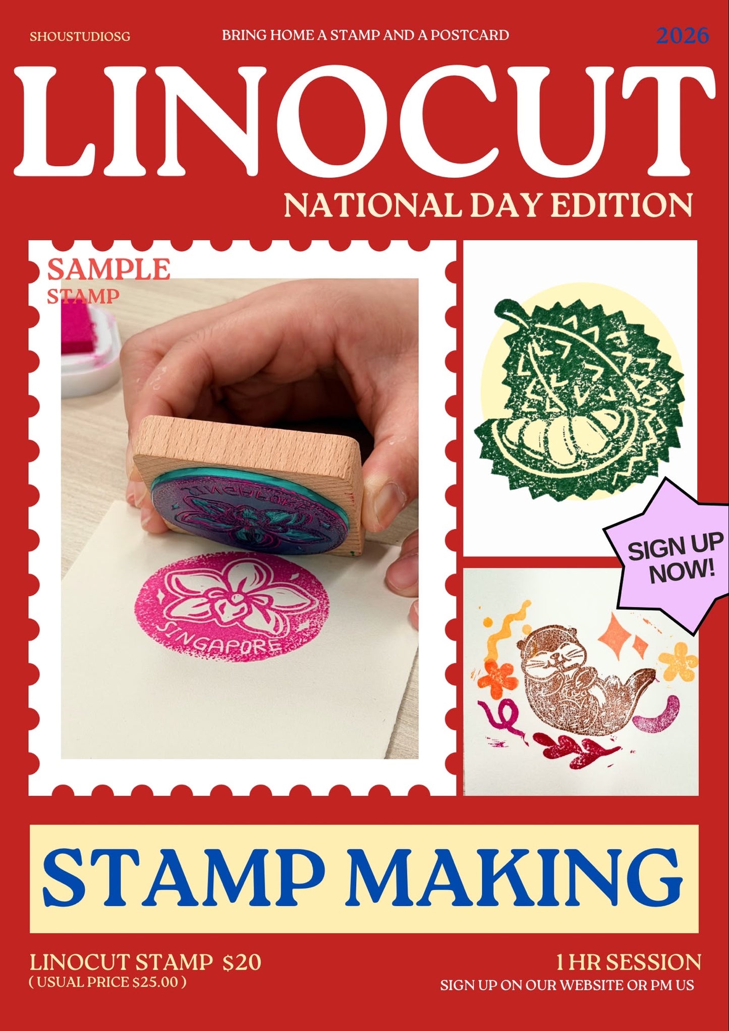 National Day Lino Cut Event