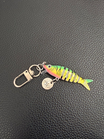Fish bait necklace/keychain