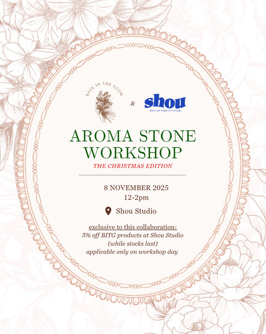 Aromastone Workshop With Bask In The Glow