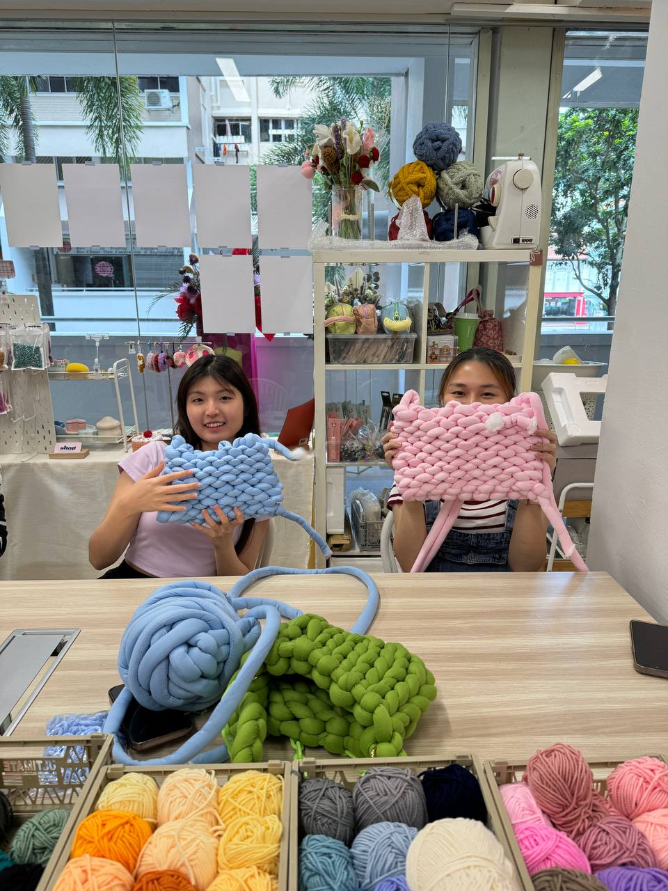 Hand Knit Bag Workshop