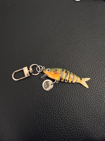 Fish bait necklace/keychain