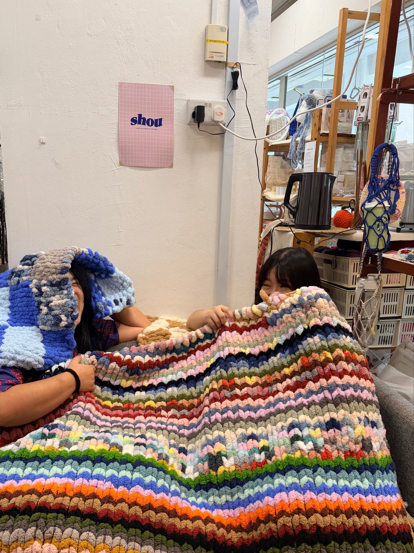Hand Knit Blanket Workshop