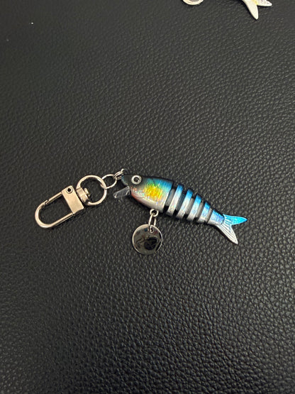 Fish bait necklace/keychain