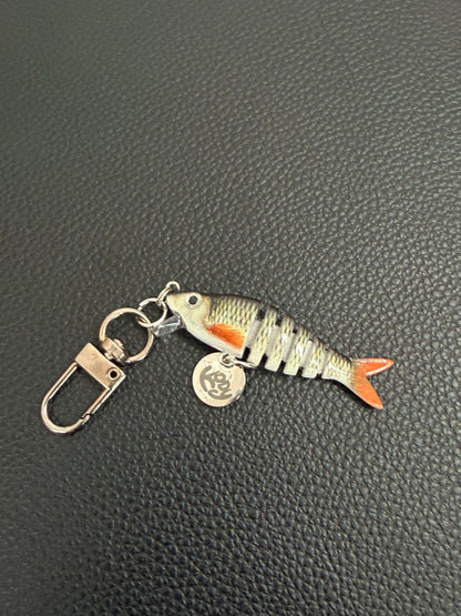 Fish bait necklace/keychain