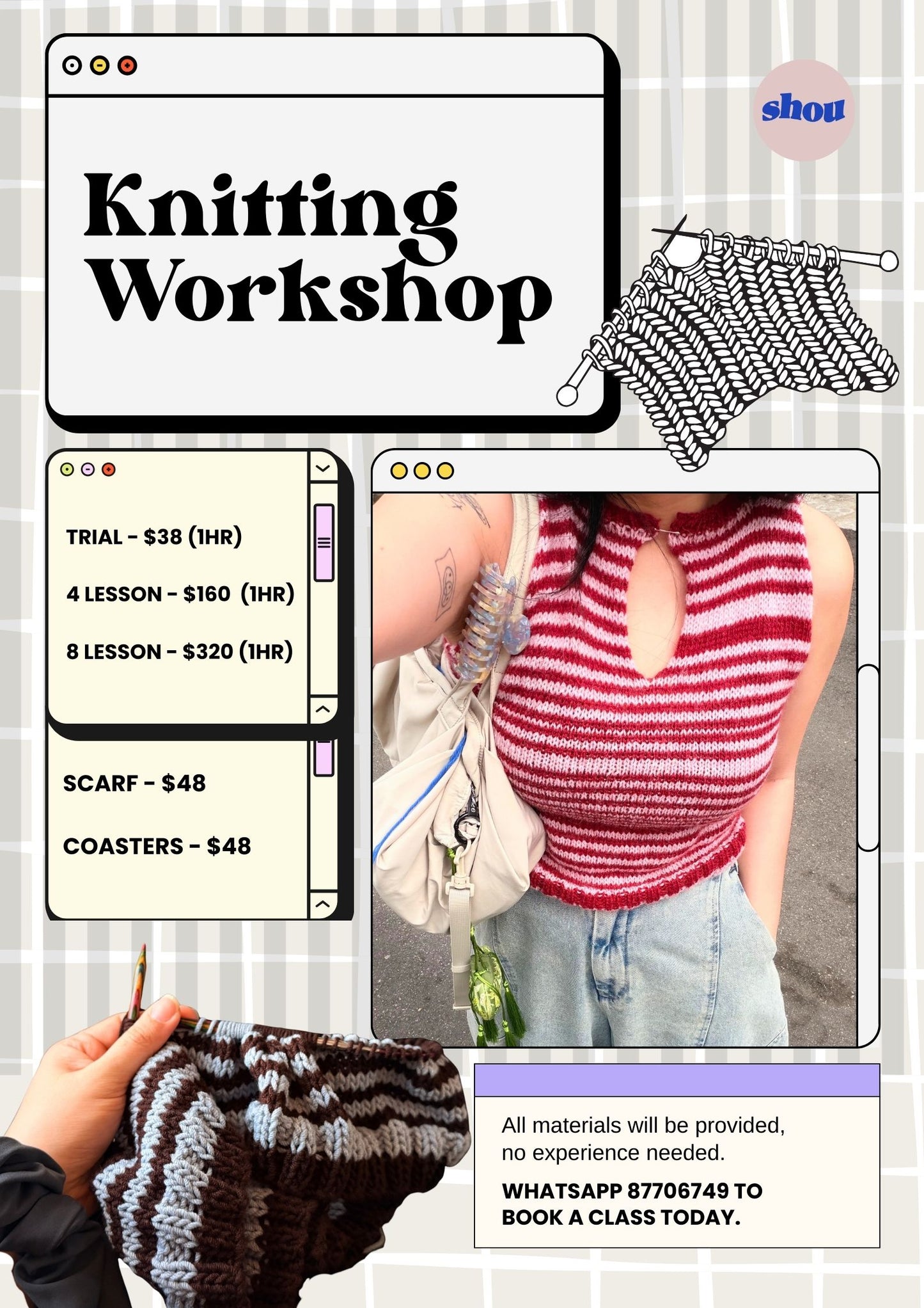 Knitting Beginner Lessons