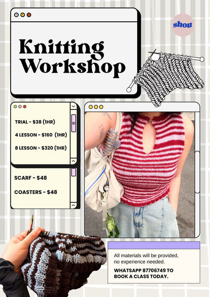 Knitting Beginner Lessons