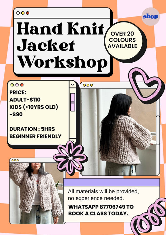 Hand Knit Jacket Workshop