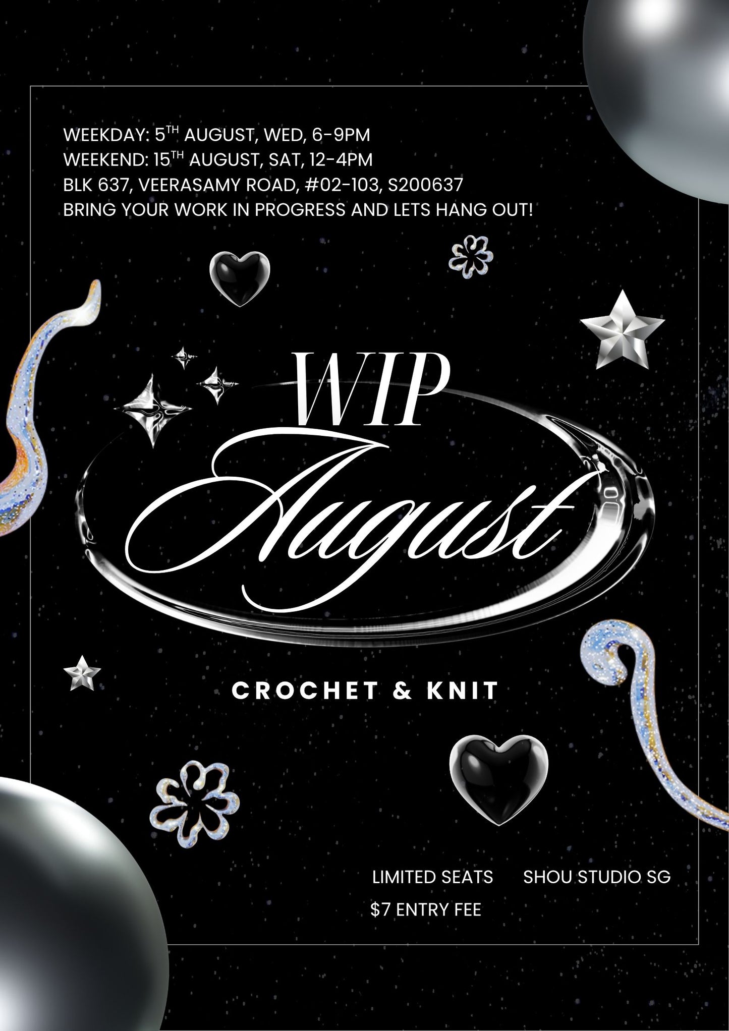 WIP AUGUST (Crochet & Knit)