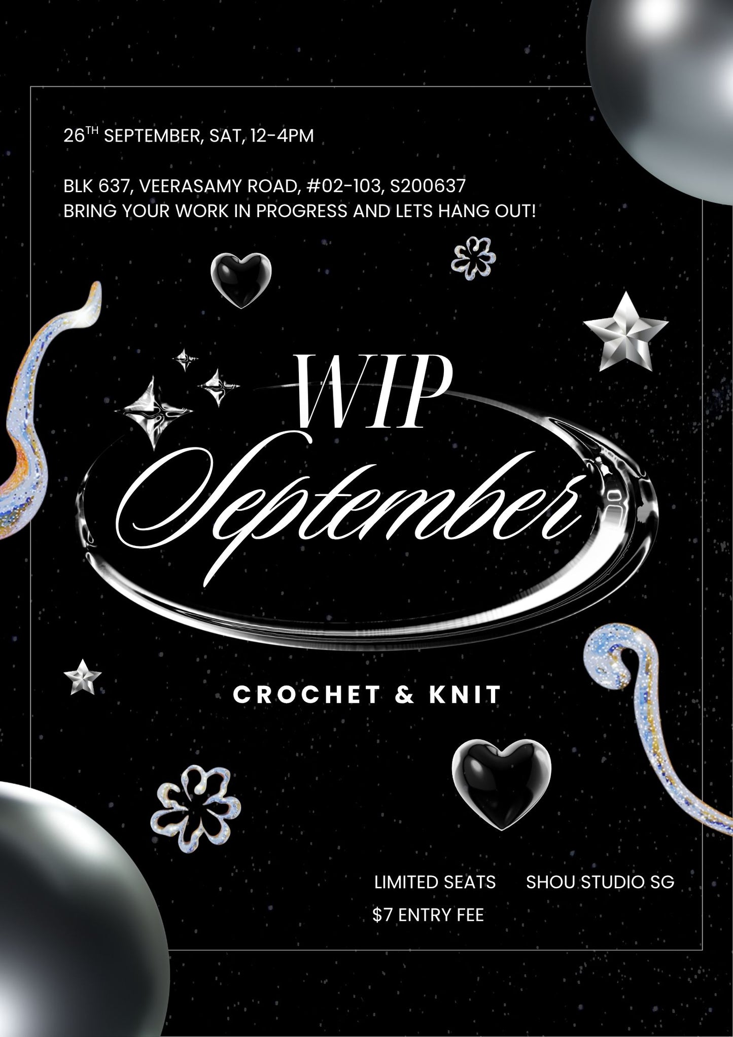 WIP SEPTEMBER (Crochet & Knit)