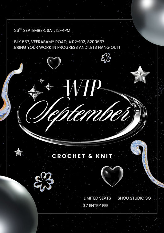 WIP SEPTEMBER (Crochet & Knit)