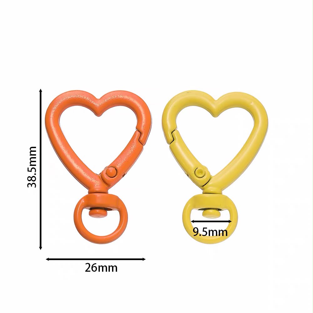 Heart Keychain Hooks