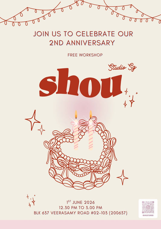 Shou Studio's 2nd Anniversary Free Workshop