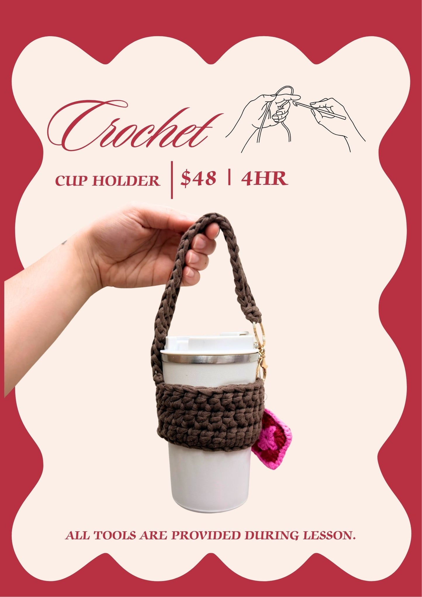 Crochet Take Away Holder Workshop