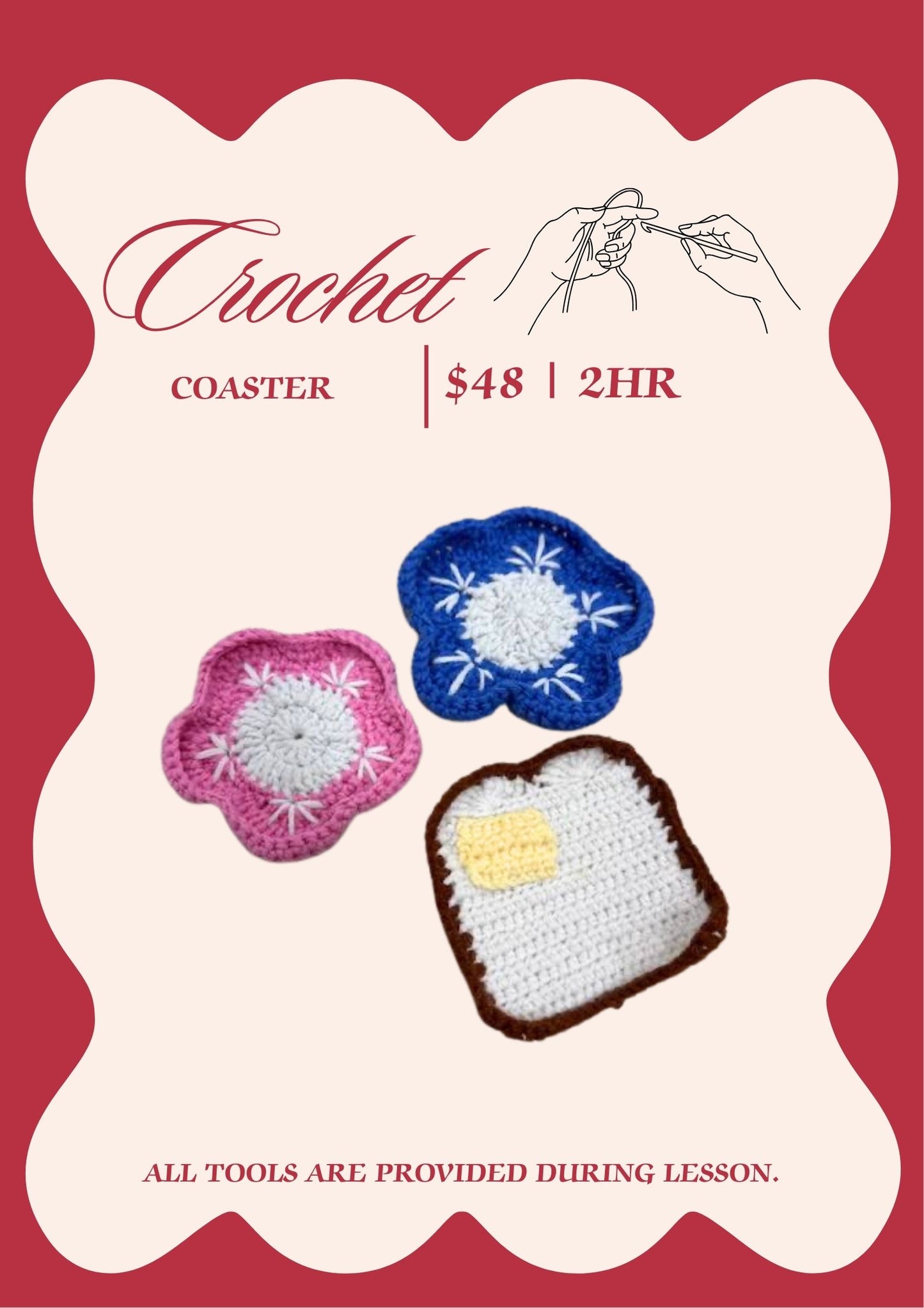 Crochet Coaster Workshop
