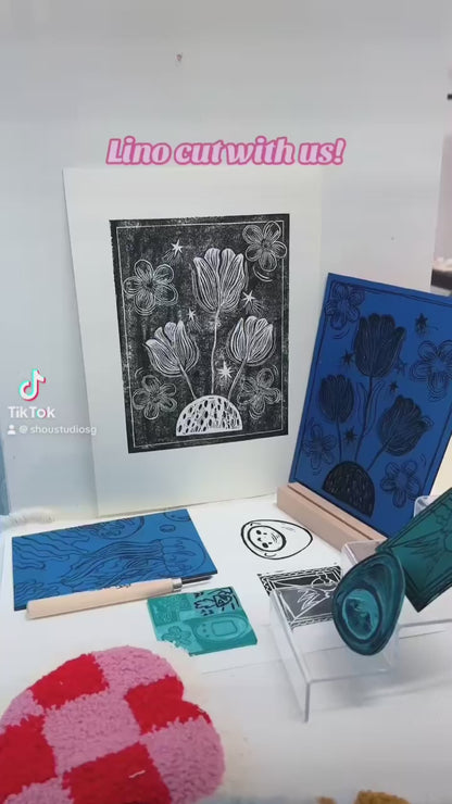 Linocut Stamp Workshop